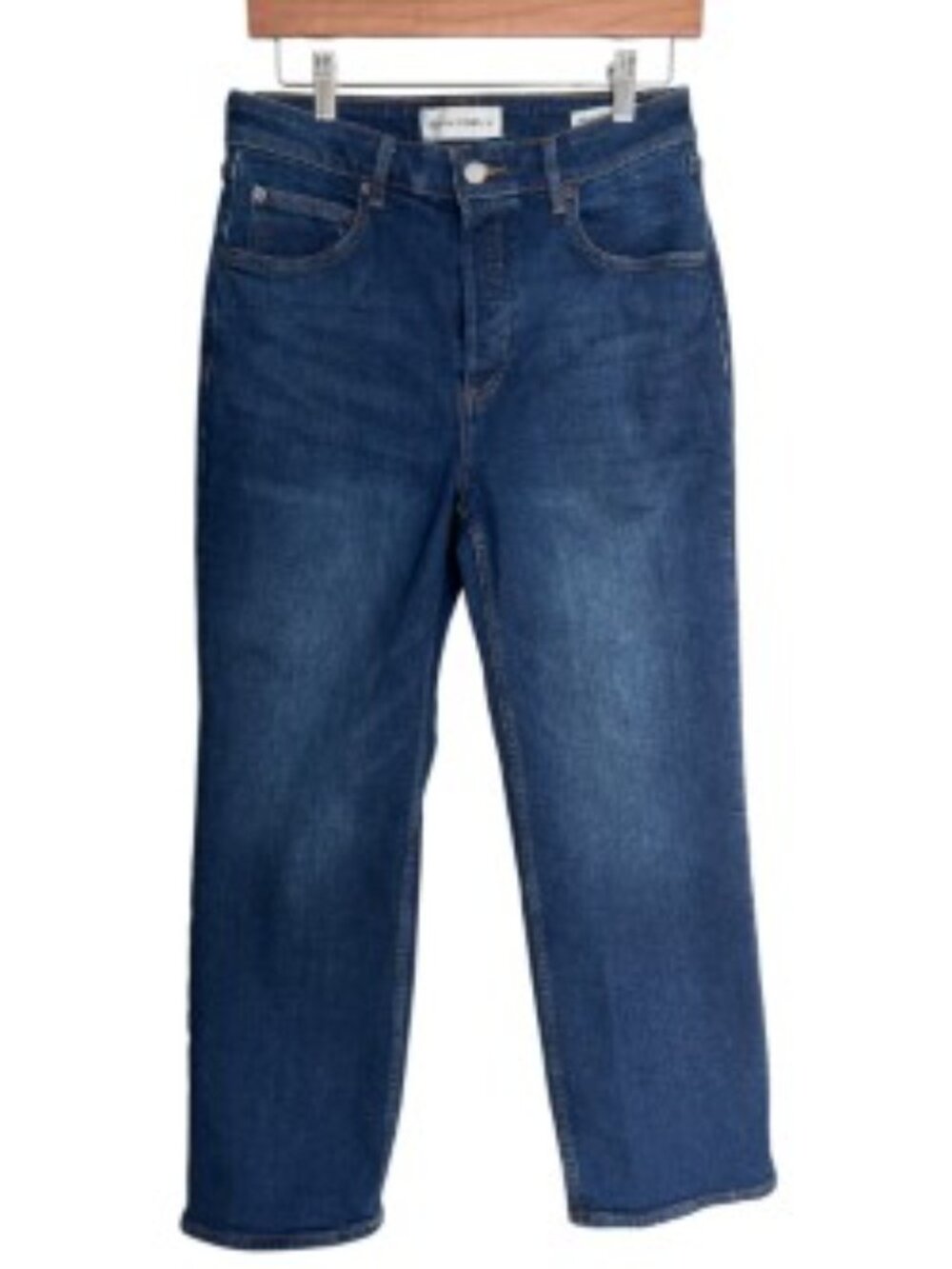 Denim Forum The Arlo Curve-Fit Hi Straight Jeans 29